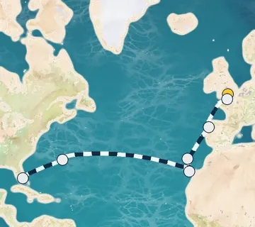 15 Night London to Ft. Lauderdale cruise