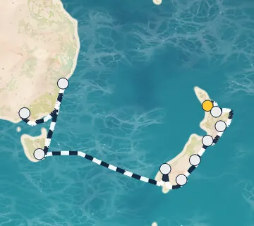 16 Night Auckland to Melbourne cruise