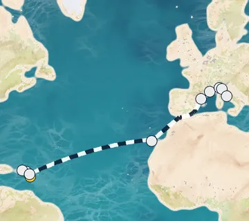 17 Night Pointe-a-Pitre to Rome cruise