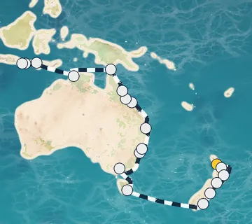 30 Night Auckland to Bali cruise