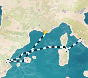 5 Night Toulon to Rome cruise