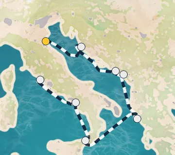 7 Night Ravenna to Rome cruise