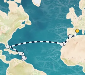 27 Night Barcelona to Miami cruise