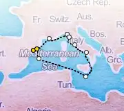 9 Night Tarragona to Barcelona cruise