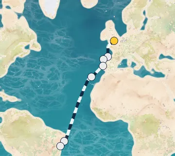 15 Night London to Salvador cruise
