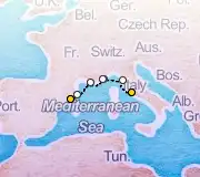 7 Night Rome to Barcelona cruise