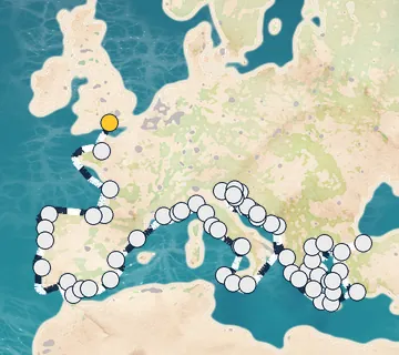 70 Night Portsmouth to Athens cruise