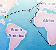 30 Night Miami to Cape Town cruise