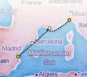 3 Night Valencia to Portofino cruise