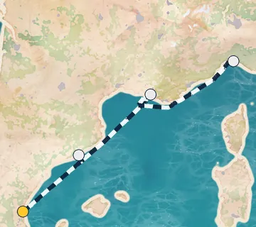 3 Night Valencia to Portofino cruise
