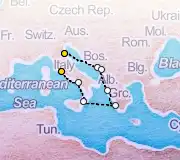 7 Night Ravenna to Rome cruise