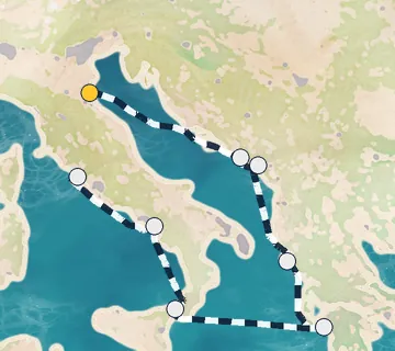 7 Night Ravenna to Rome cruise