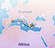 8 Night Athens to Barcelona cruise