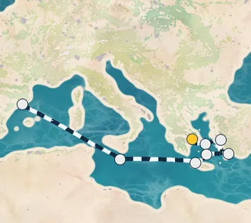 9 Night Athens to Barcelona cruise