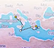 7 Night Athens to Rome cruise
