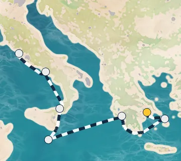 7 Night Athens to Rome cruise
