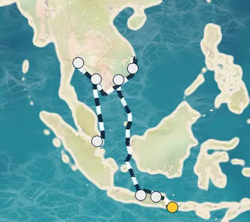 16 Night Bali to Singapore cruise