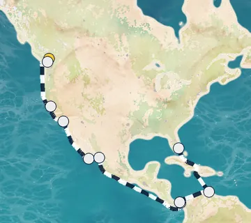 23 Night Vancouver to Fort Lauderdale cruise