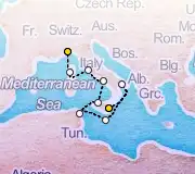8 Night Catania to Savona cruise