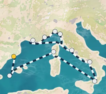 14 Night Barcelona to Rome cruise