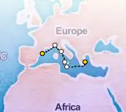 6 Night Athens to Barcelona cruise