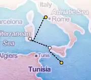 3 Night Valletta to Rome cruise