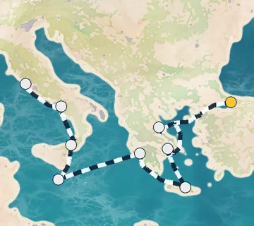 9 Night Istanbul to Rome cruise