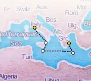 5 Night Rome to Athens cruise