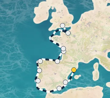 12 Night Barcelona to London cruise