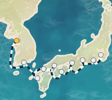 12 Night Seoul to Tokyo cruise