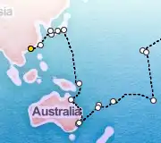 90 Night Savona to Hong Kong cruise