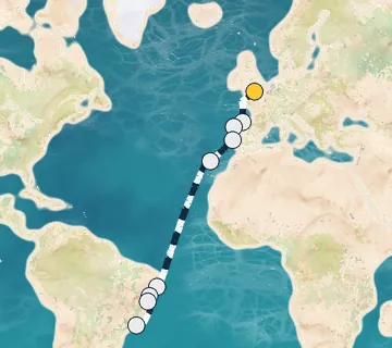 18 Night London to Rio de Janeiro cruise