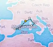 7 Night Toulon to Toulon cruise