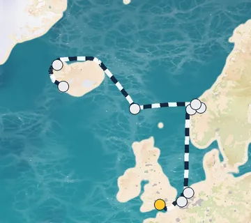 11 Night London to Reykjavik cruise