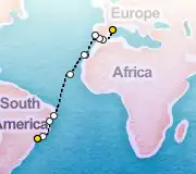 20 Night Barcelona to Sao Paolo cruise