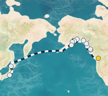 21 Night Vancouver to Tokyo cruise