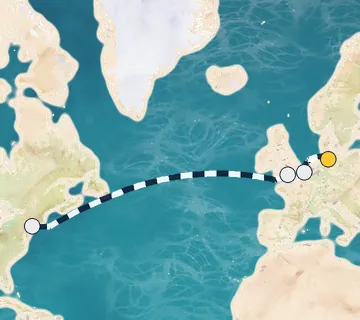 10 Night Hamburg to New York cruise