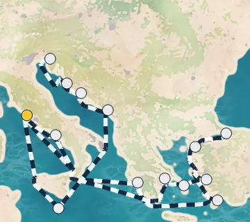 21 Night Rome to Trieste cruise