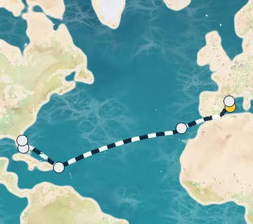 15 Night Palma Mallorca to Port Canaveral cruise