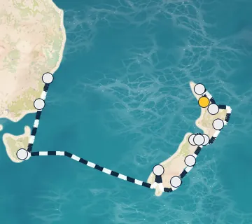 16 Night Auckland to Sydney cruise