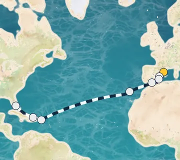 15 Night Barcelona to Miami cruise