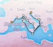 21 Night Barcelona to Trieste cruise