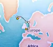 10 Night Portsmouth to Reykjavik cruise