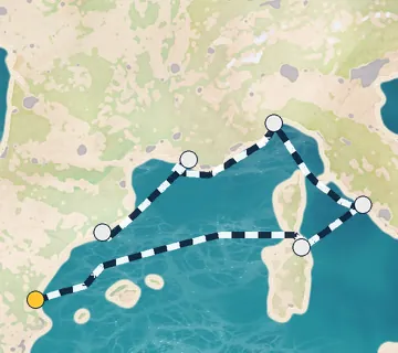 6 Night Valencia to Barcelona cruise