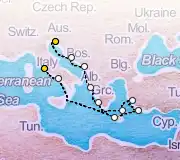 11 Night Trieste to Rome cruise