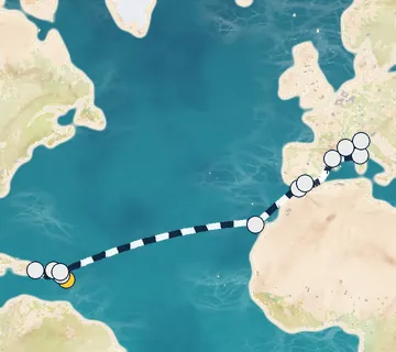 20 Night Pointe-a-Pitre to Marseille cruise