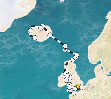 26 Night Greenwich to Reykjavik cruise