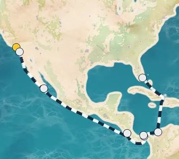 15 Night Los Angeles to Miami cruise