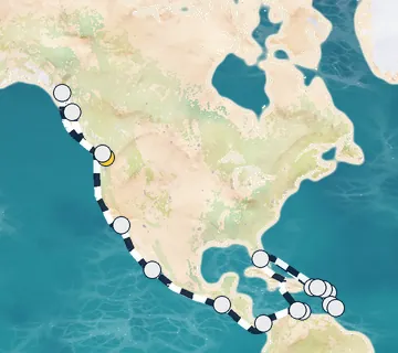 40 Night Seattle to Miami cruise