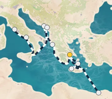 14 Night Athens to Rome cruise